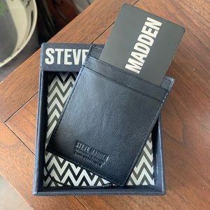 Steve Madden Leather Card Holder